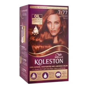 Wella Koleston Oil Color Cream Kit, 7/77, Seductive Brown