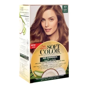 Wella Soft Color No Ammonia Hair Color, 77 Golden Brown