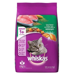 Whiskas 1+ Adult Grilled Salmon Steak Flavour Cat Food 1.2Kg