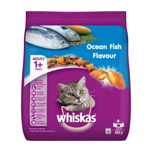 Whiskas 1+ Ocean Fish Flavour Cat Food 480g