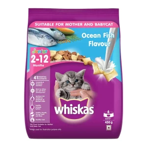 Whiskas 2-12 Junior Ocean Fish Flavour 450g